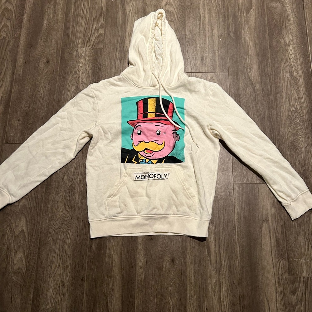 monopoly colorful hoodie size s
